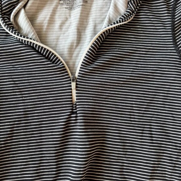 ** Patagonia Capilene Baselayer Shirt Size Small lightweight black white stripe - Picture 5 of 7